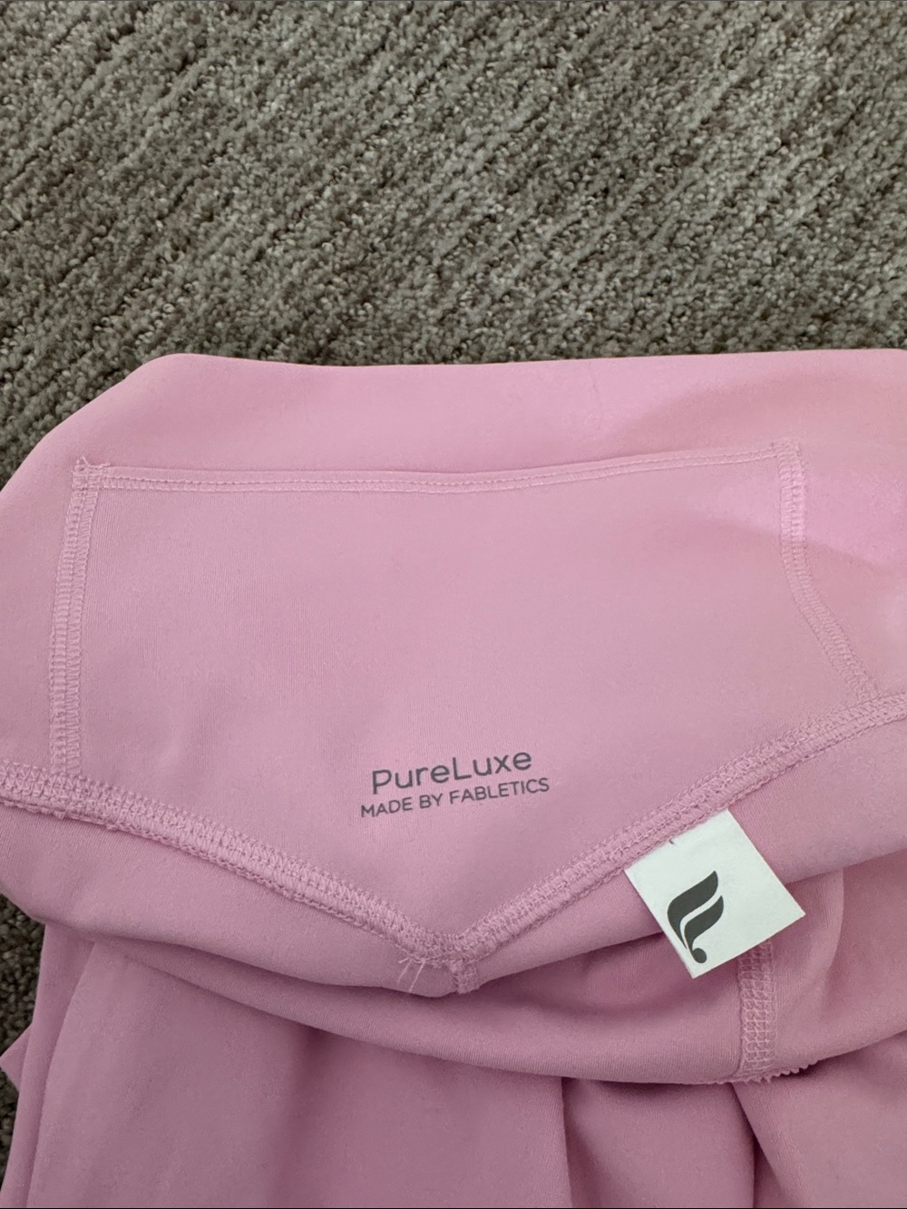 Fabletics Bubblegum Pink High-Rise Leggings - Picture 2 of 3